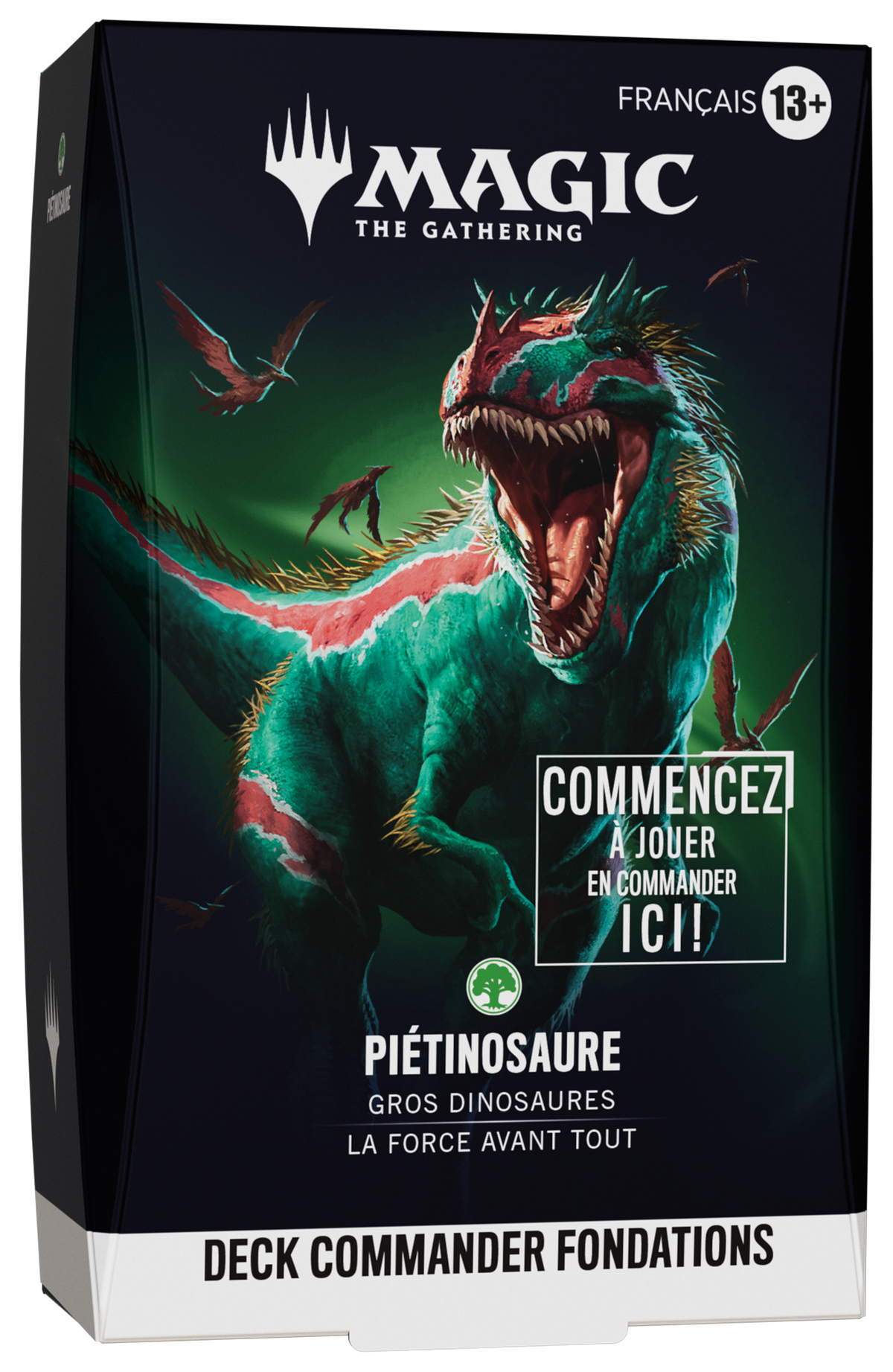 Deck Commander - Piétinosaure - Fondations - Magic: The Gathering
