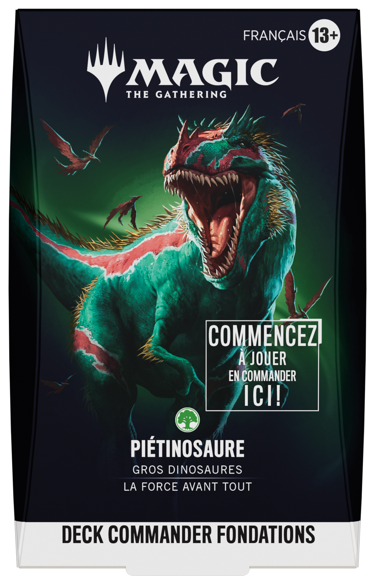 Deck Commander - Piétinosaure - Fondations - Magic: The Gathering