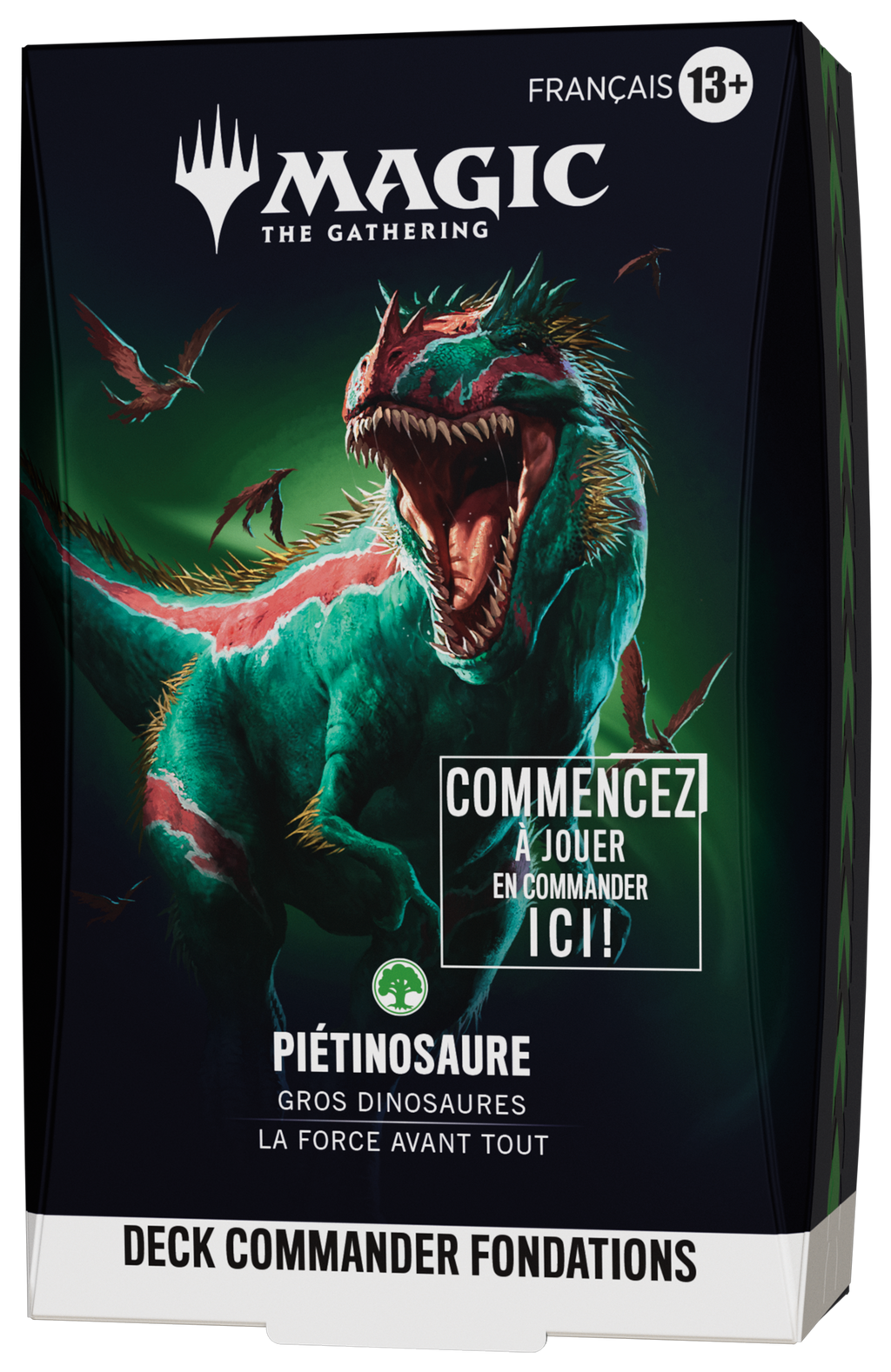 Deck Commander - Piétinosaure - Fondations - Magic: The Gathering