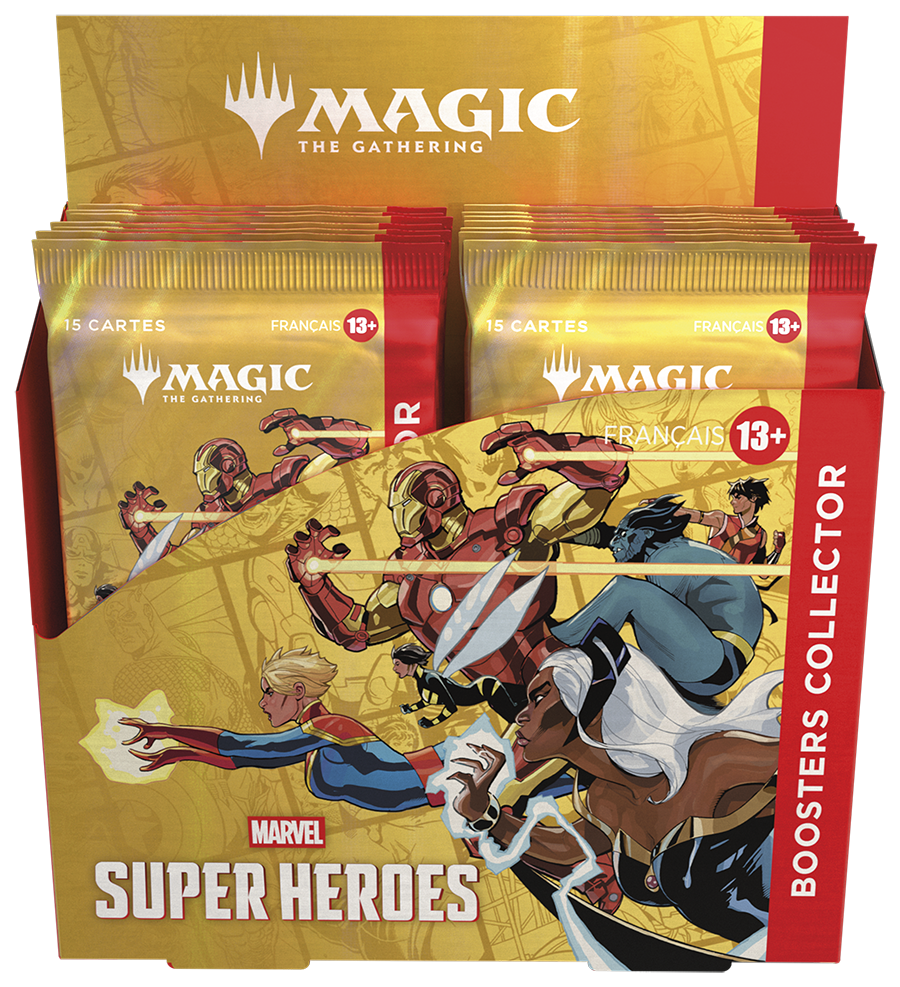 Boîte de Boosters Collector (12 boosters) - Marvel Super Heroes - Magic: The Gathering
