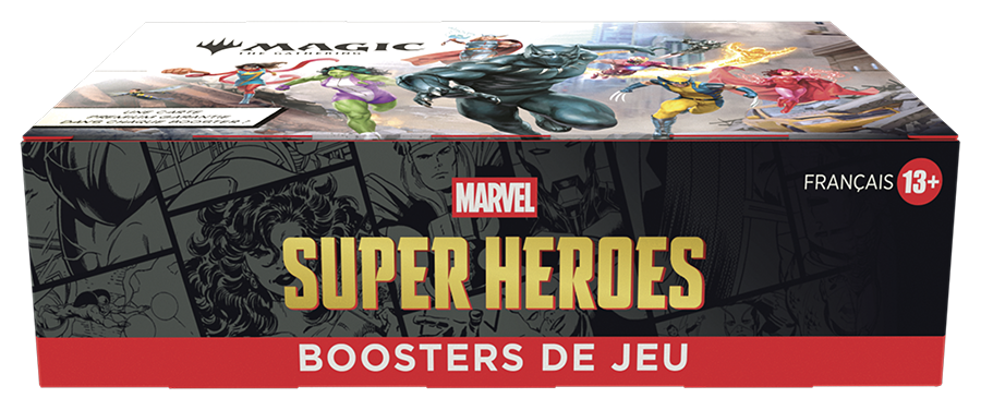 Boîte de Boosters de jeu (30 boosters) - Marvel Super Heroes - Magic: The Gathering