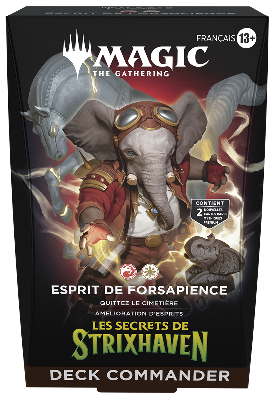 Lot des 5 Decks Commander "Les secrets de Strixhaven"