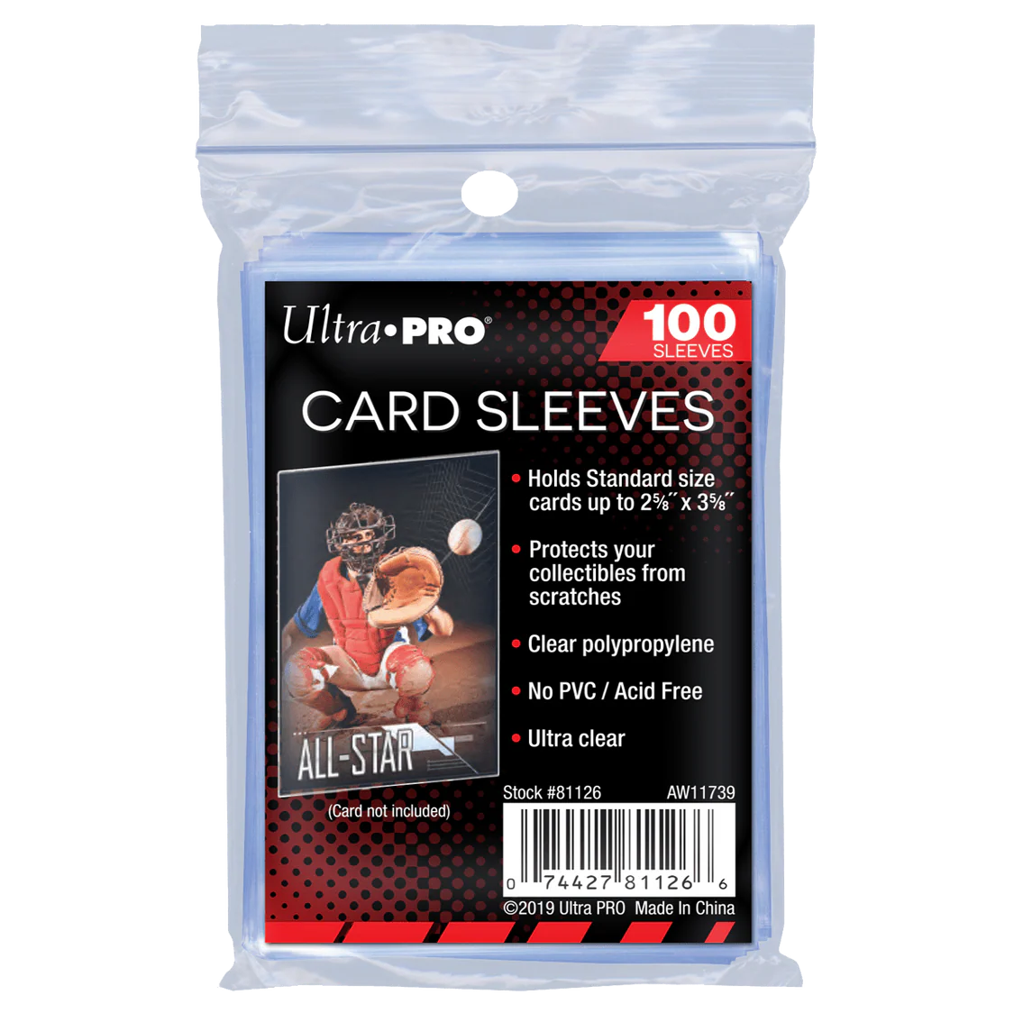 Ultra Pro - Sleeves Souple - Protèges carte transparent