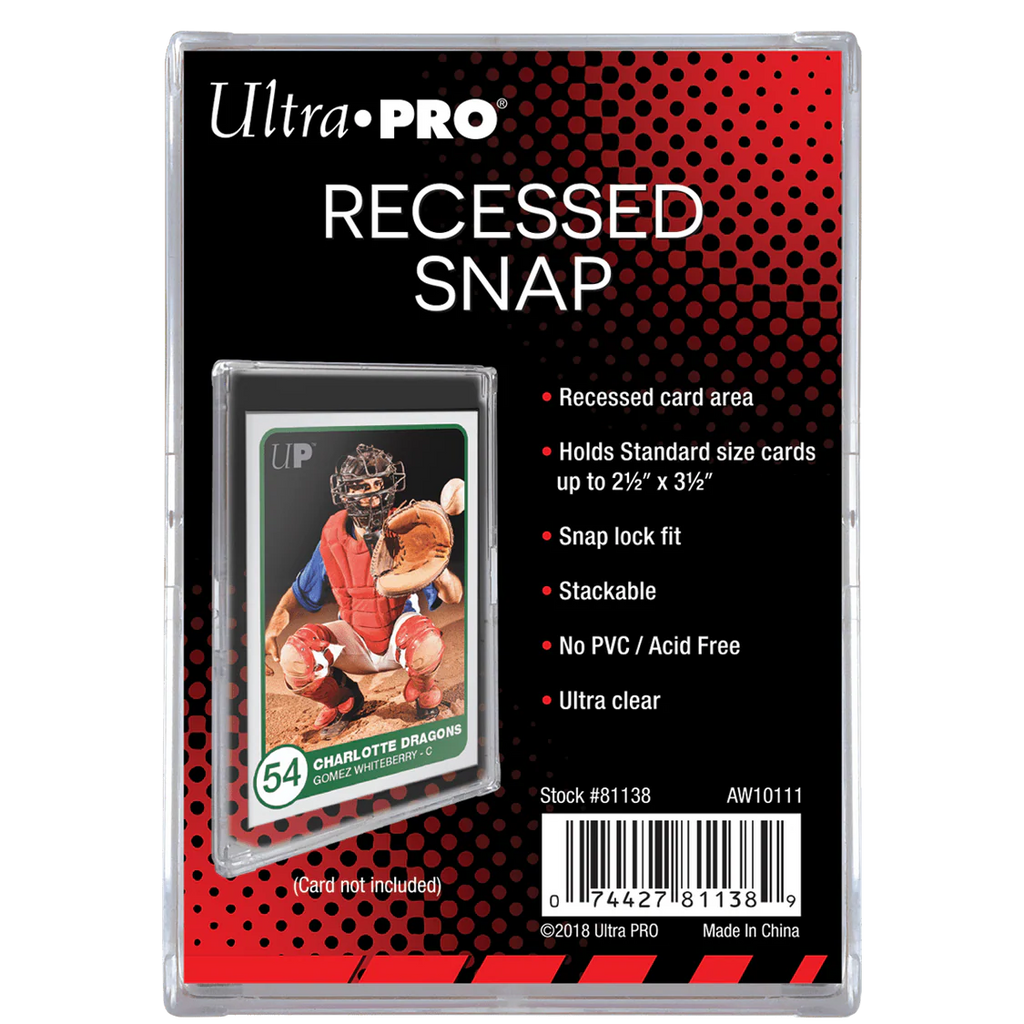Ultra Pro - Boitier transparent - Recessed Snap