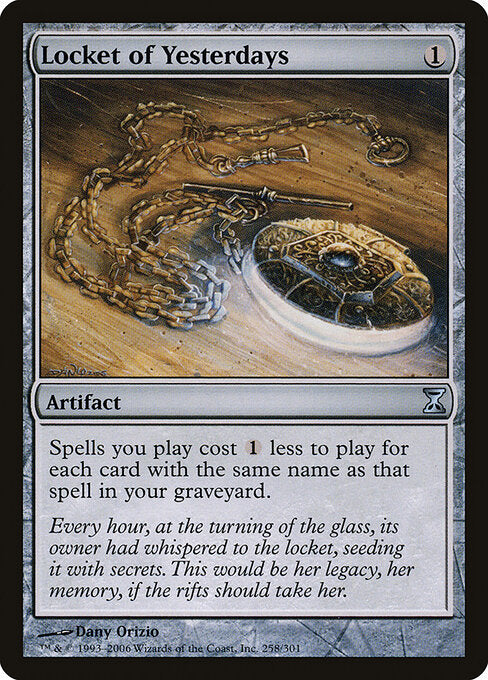 Médaillon des hiers envolés (Locket of Yesterdays)