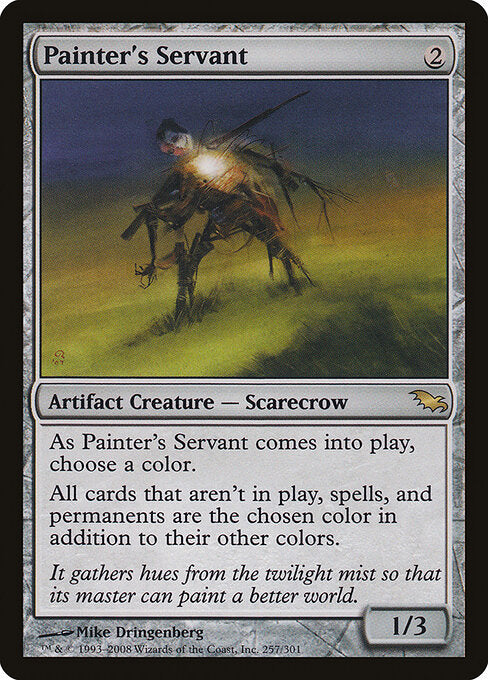 Servant du peintre (Painter's Servant)