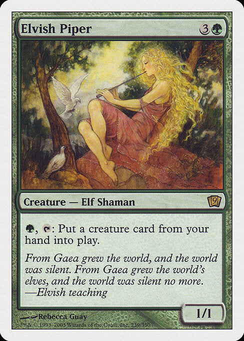 Joueuse de flûte elfe (Elvish Piper)