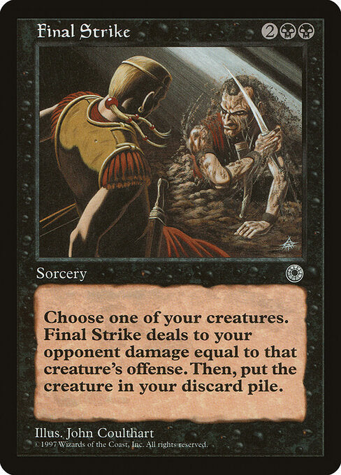 Frappe finale (Final Strike)