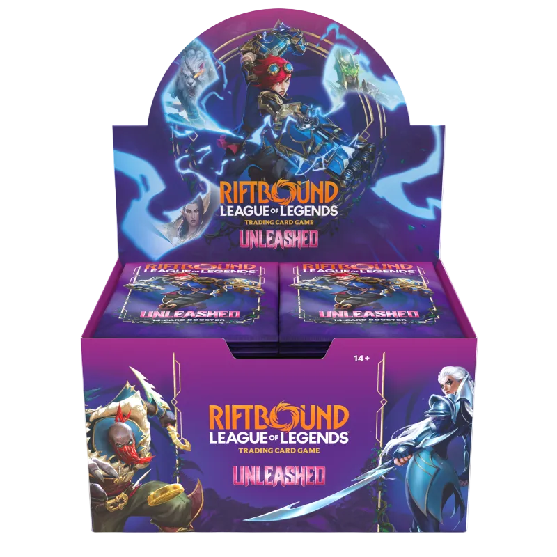Boîte de booster "Unleashed" - Riftbound TCG (24 boosters)